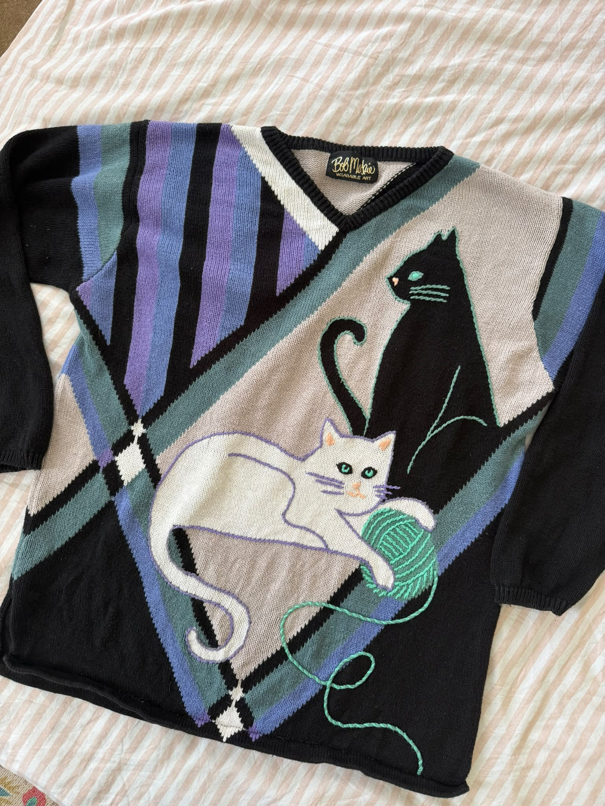 Bob Mackie Collectable Cat Jumper