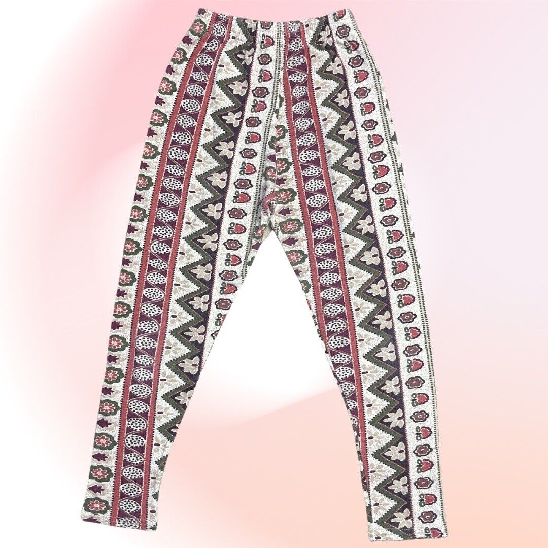 Cotton patterned leggings deals