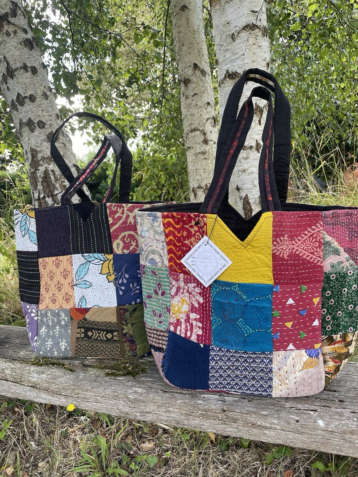 Brand New Multicolour Patchwork Cotton Hippie Boho Shoulder Bag Gringo Fairtrade
