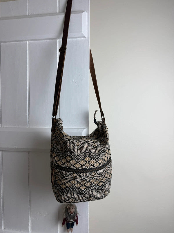 Fatface boho tapestry crossbody bag