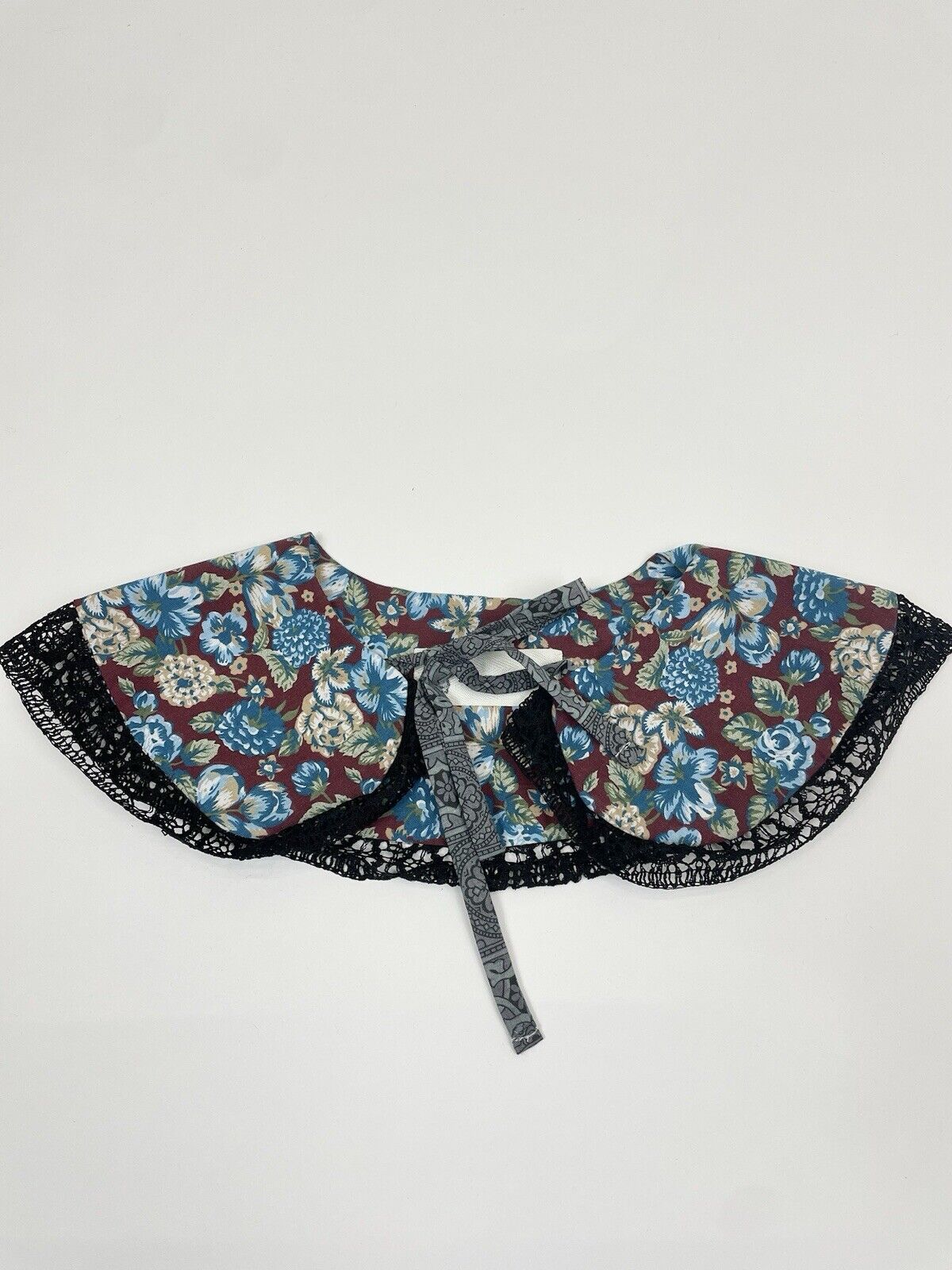 Handmade Cotton Floral Detachable Peter Pan Collar