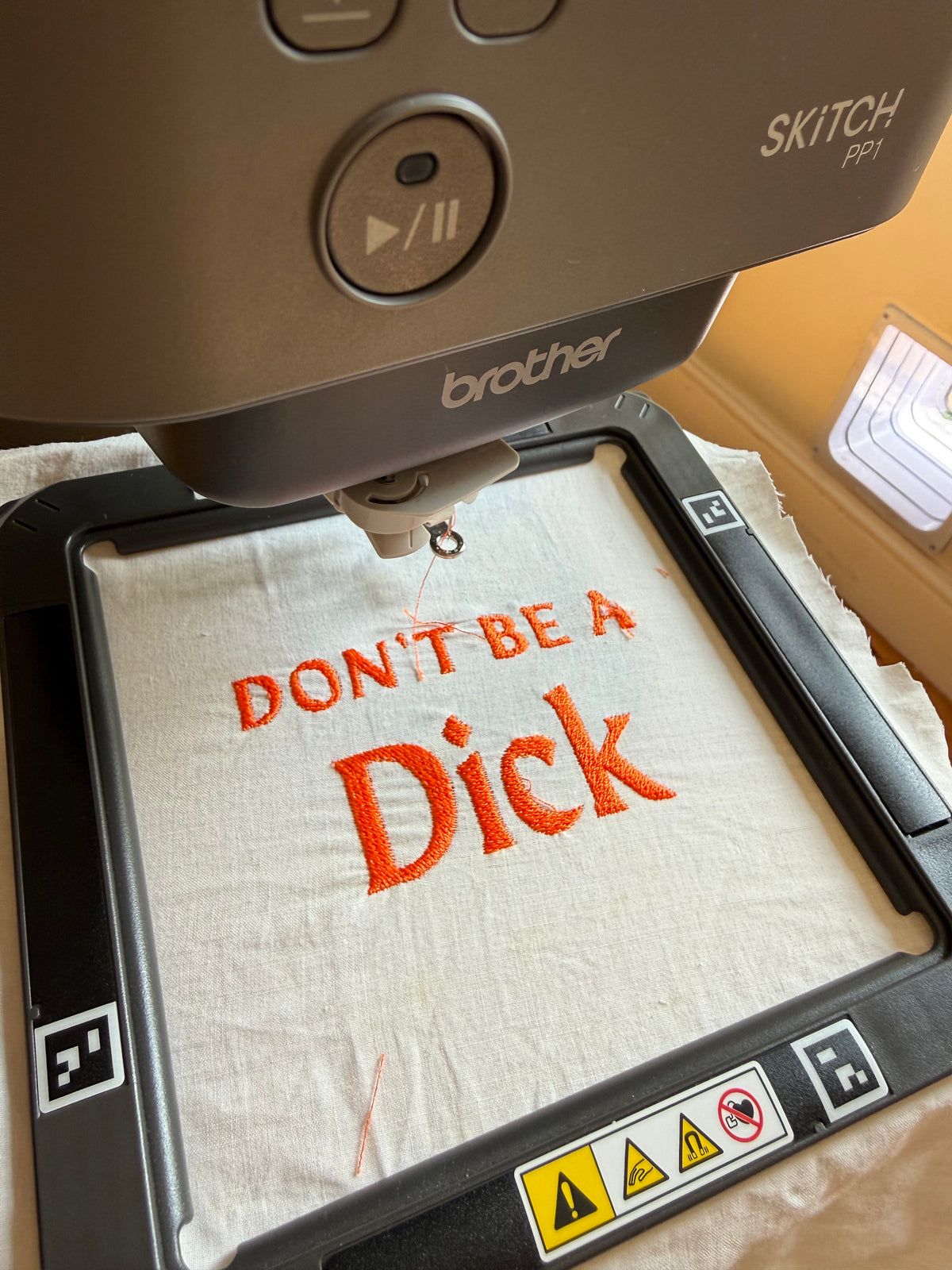 Choose Your Embroidery: Don’t be a dick