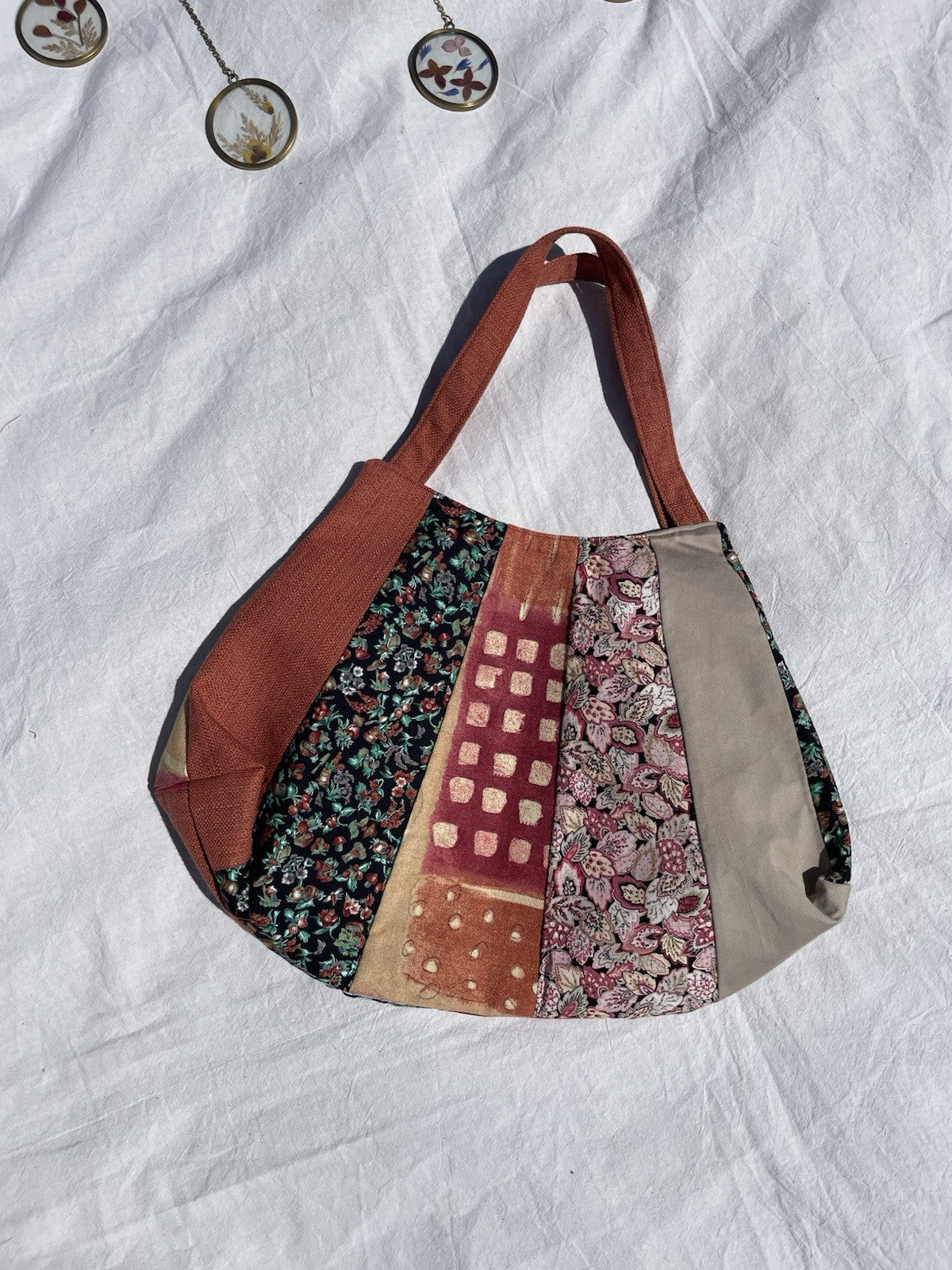 Vintage Handmade Patchwork Shoulder Bag