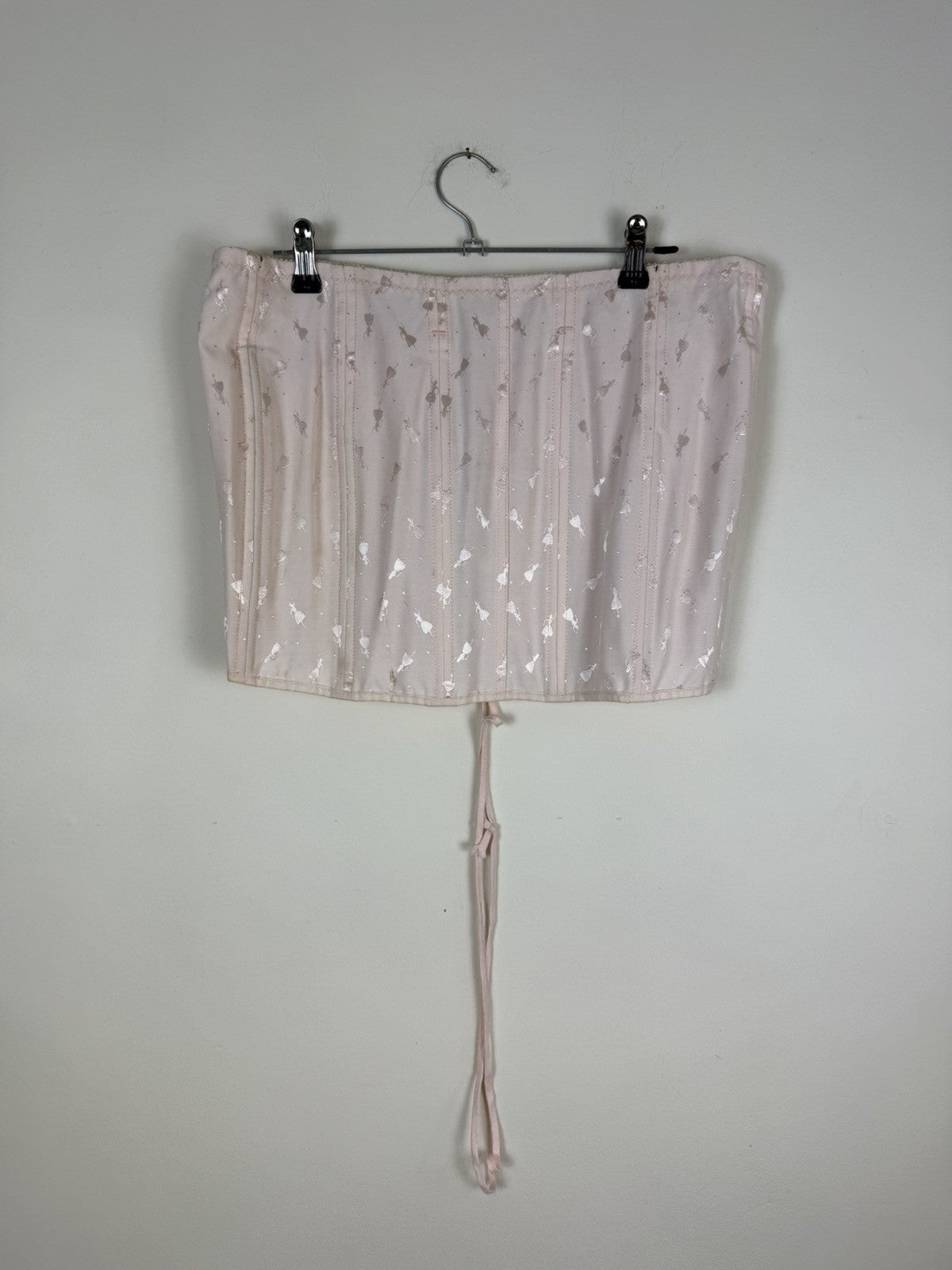 Vintage 1950s Size S 6-10 Light Pink Ballerina Boned Girdle Spirella
